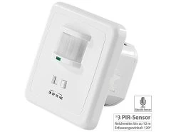 Revolt Akustikschalter:Automatischer Lichtschalter Mit PIR- Und Akustik-Sensor