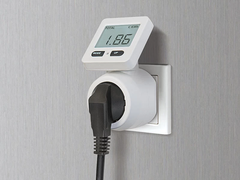 Revolt Energiemessgerät:Digitaler Energiekostenmesser Mit 180° Drehbarem Display, Bis 3.680 W – Bild 5