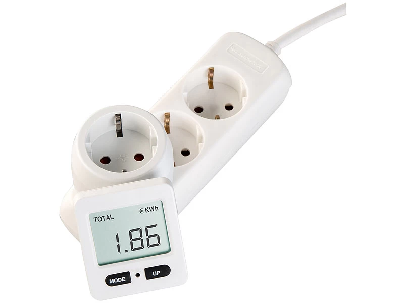 Revolt Energiemessgerät:Digitaler Energiekostenmesser Mit 180° Drehbarem Display, Bis 3.680 W – Bild 4