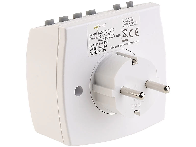 Revolt Zeitschaltuhr Fernseher:Kompakte Digitale Zeitschaltuhr Mit LCD-Display, Minutengenau – Bild 7