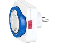 Revolt Zeitschaltuhr Mechanisch:Zeitschaltuhr Mit 24-Stunden-Timer, Schaltung Alle 15 Minuten, 3.680 W