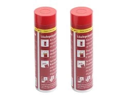 PEARL Löschspray:2er-Set Feuerlösch-Sprays Für Küche & Haushalt, 600 Ml, 5A 21B 5F