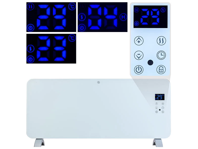 Sichler Alexa Heizung:Konvektor-Heizung Mit App, Für Amazon (Versandrückläufer) – Bild 5