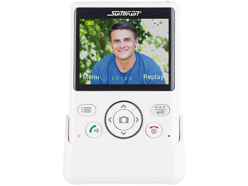 Somikon Sprechanlage:Funk-Türsprechanlage Mit Video-Übertragung (Versandrückläufer) – Bild 6