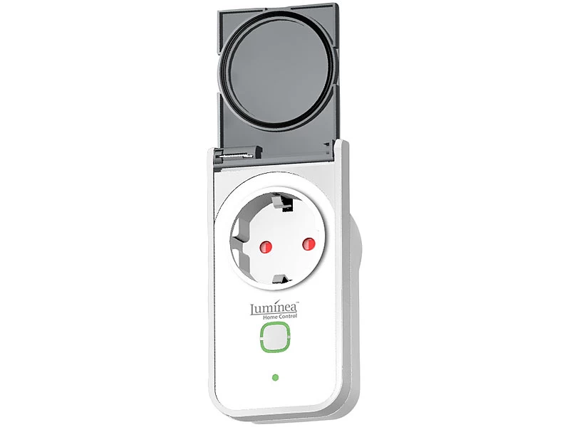 Luminea Home Control Outdoor-WLAN-Steckdose, Komp. Versandrückläufer – Bild 2