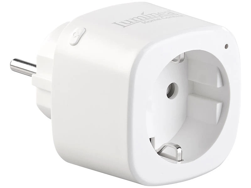 Luminea Home Control Elesion Steckdose:2er-Set WLAN-Steckdosen, Amazon Alexa & Google Assistant Komp., 16 A – Bild 6