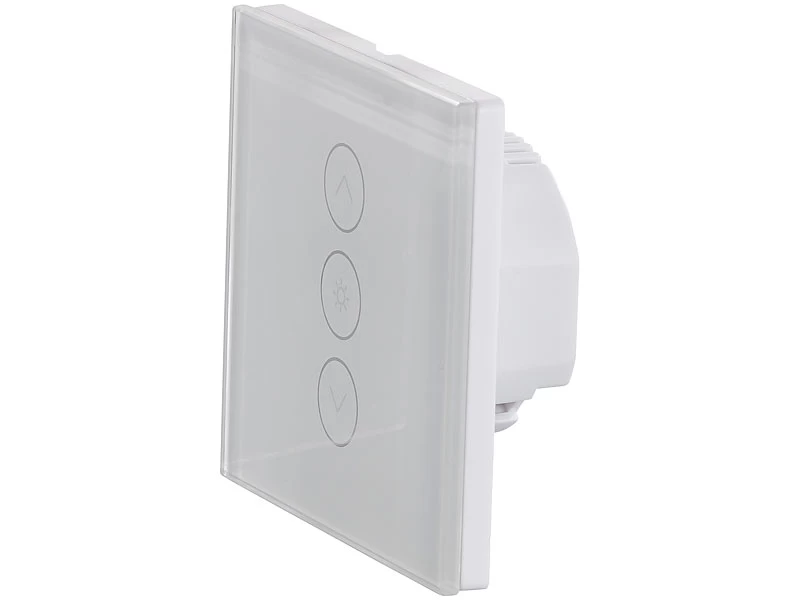 Luminea Home Control Lichtschalter Dimmer LED:Touch-Lichtschalter & Dimmer, Versandrückläufer – Bild 3
