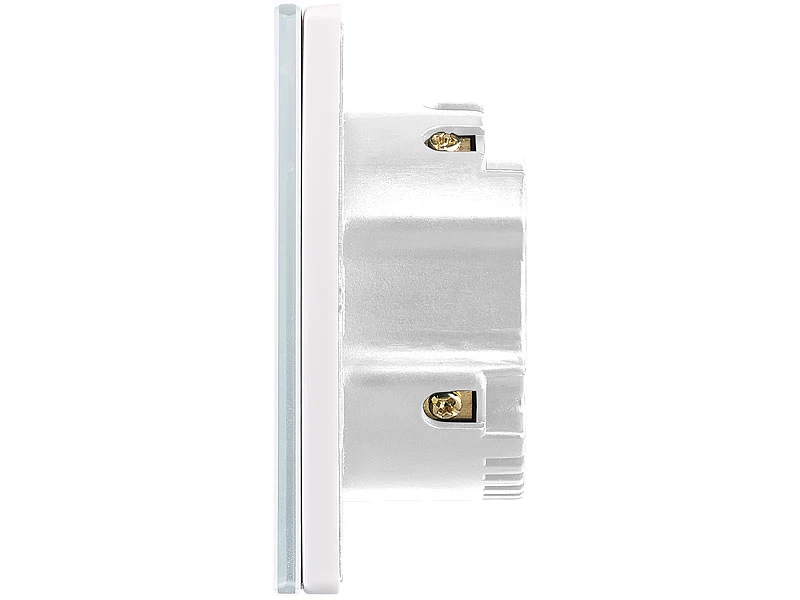 Luminea Home Control Touch Wechselschalter:Touch-Dreifach-Lichtschalter, Komp. Zu Amazon Alexa & Google Assistant – Bild 8