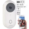 Somikon Türklingel Mit Kamera:WLAN-HD-Video-Türklingel Mit App, Gegensprechen, 156°-Bildwinkel, Akku