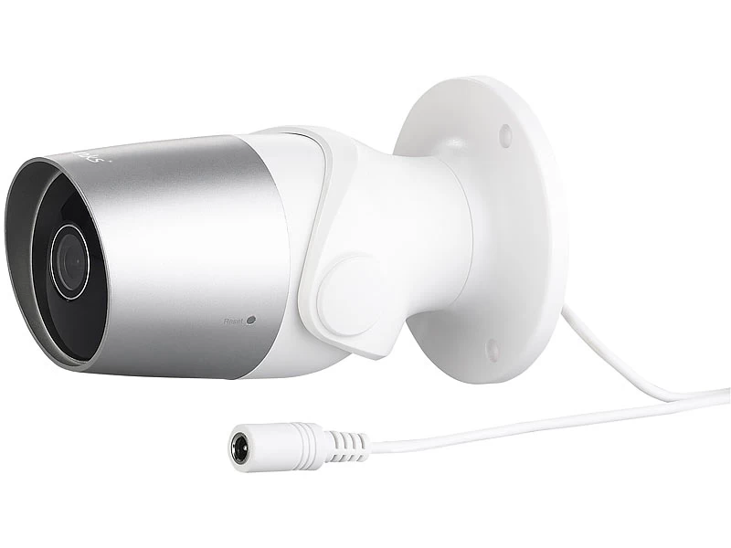 7links Alexa Überwachungskamera:Outdoor-IP-Überwachungskamera, Full HD, WLAN (Versandrückläufer) – Bild 6