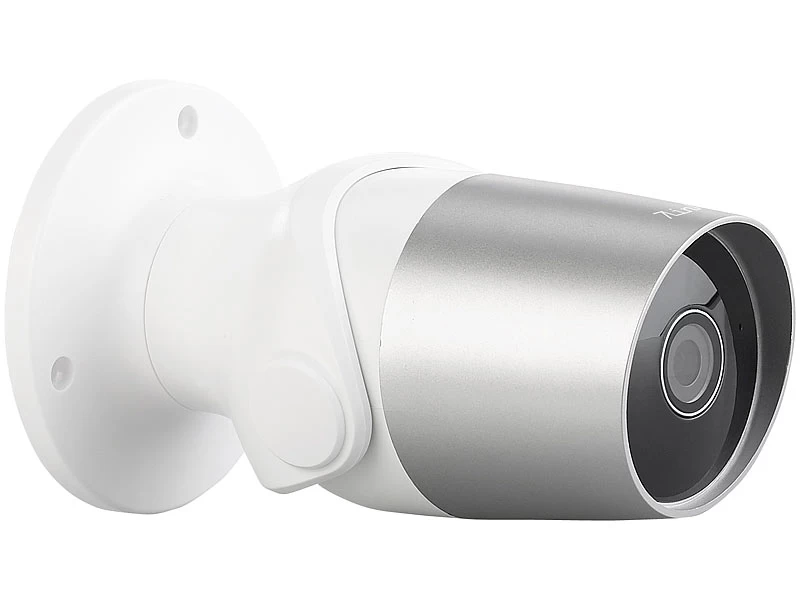 7links Alexa Überwachungskamera:Outdoor-IP-Überwachungskamera, Full HD, WLAN (Versandrückläufer) – Bild 5