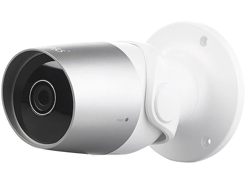 7links Alexa Überwachungskamera:Outdoor-IP-Überwachungskamera, Full HD, WLAN (Versandrückläufer) – Bild 9