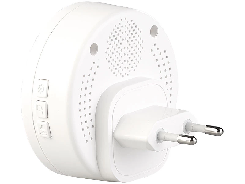 Somikon Klingel Mit Kamera:HD-Video-Funk-Türklingel Mit App, Gegensprechen, 156°-Bildwinkel, Akku – Bild 12