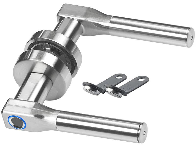 VisorTech Fingerprint Türklinke:Sicherheits-Türbeschlag, Fingerprint-Scanner, Versandrückläufer – Bild 2