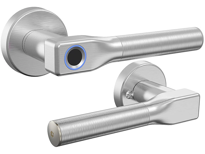 VisorTech Fingerprint Türklinke:Sicherheits-Türbeschlag, Fingerprint-Scanner, Versandrückläufer – Bild 11