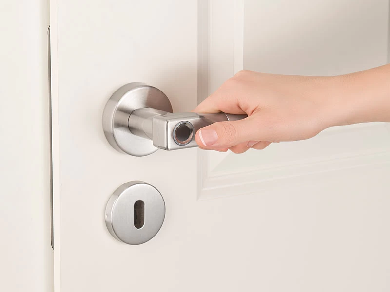 VisorTech Fingerprint Türklinke:Sicherheits-Türbeschlag, Fingerprint-Scanner, Versandrückläufer – Bild 6