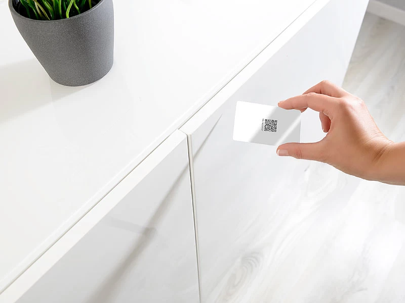 VisorTech Elektronisches Schloss:5er-Set Schubladen- & Schranktüren-Schloss Mit RFID-Schlüssel, BT, App – Bild 13