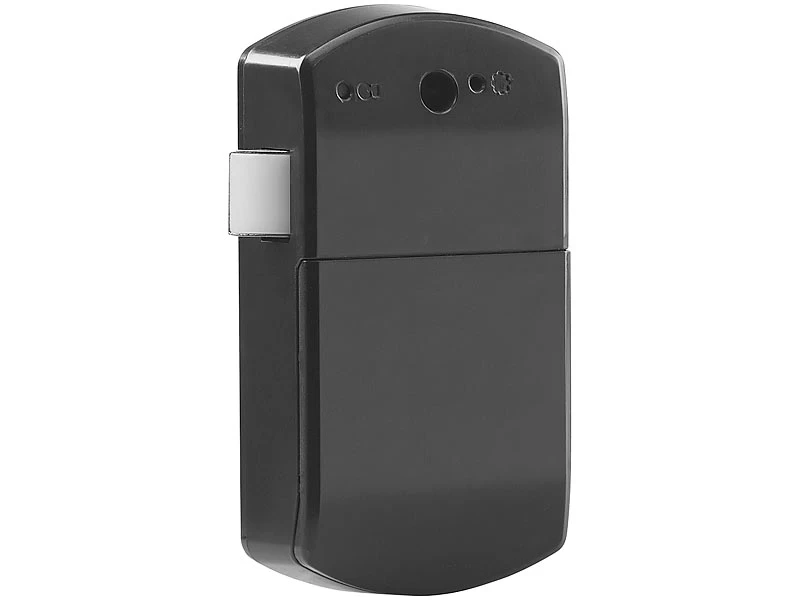 VisorTech Möbel-Aufschraubschloss:2er-Set Schubladen- & Schranktüren-Schloss Mit RFID-Schlüssel, BT, App – Bild 8