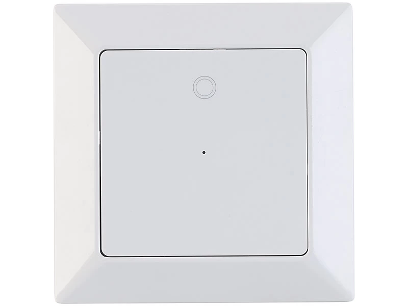 Luminea Home Control Elesion Schalter:2er-Set WLAN-Lichttaster, App, Komp. Zu Siri, Alexa & Google Assistant – Bild 5