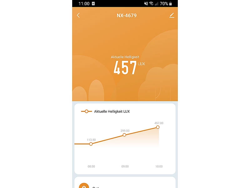 Luminea Home Control Dämmerungsschalter:Wetterfester WLAN-Licht- & Dämmerungs-Sensor Mit App, IP55 – Bild 8