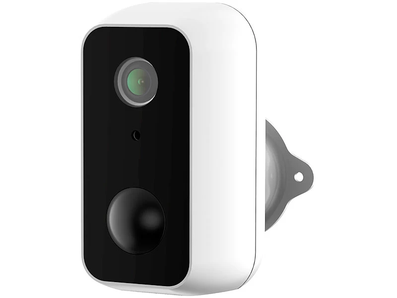 VisorTech Überwachungskamera App:Outdoor-IP-Überwachungskamera, Full HD, WLAN, Versandrückläufer – Bild 3