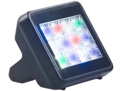 VisorTech Fernseher Simulator:TV-Simulator Zur Einbrecher-Abschreckung Mit 12 LEDs Inkl. Netzteil