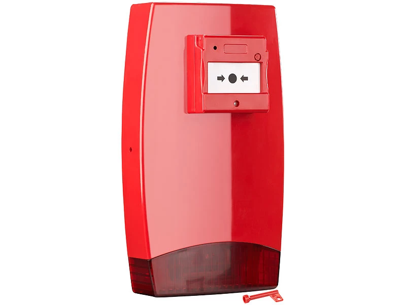 VisorTech Personenalarm:Personen-Alarmmelder Mit Akustischem Signal & Blinklicht