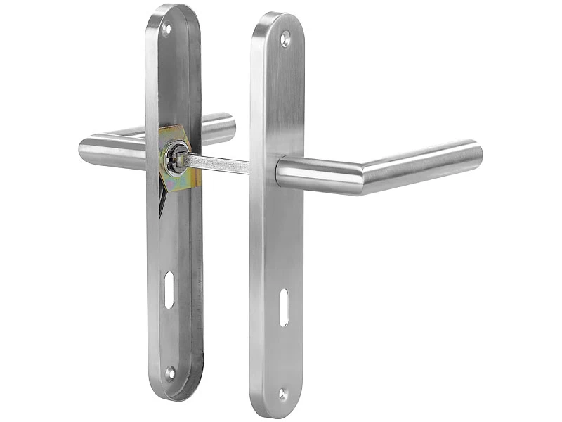 AGT Türklinken:Modernes Edelstahl-Türbeschlag-Set Für 3 Zimmertüren & 1 Bad-/WC-Tür – Bild 8