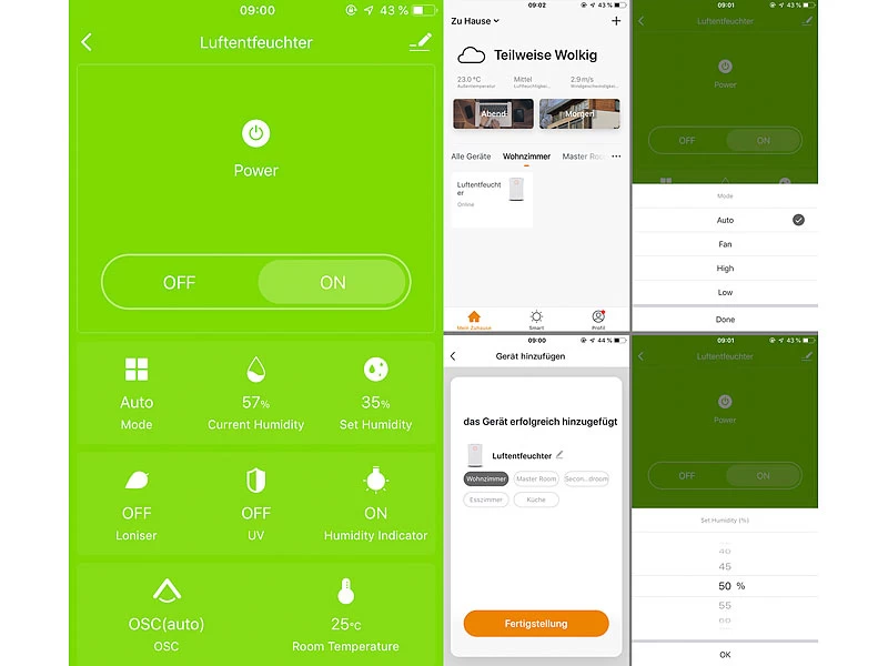 Sichler WLAN-Luftentfeuchter:Luftentfeuchter, 10 L/Tag, Für Amazon Versandrückläufer – Bild 6