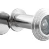PEARL Türgucker:Türspion Mit Sichtschutz, 160°, 36-60 Mm, Ø 14 Mm, Edelstahl Satiniert