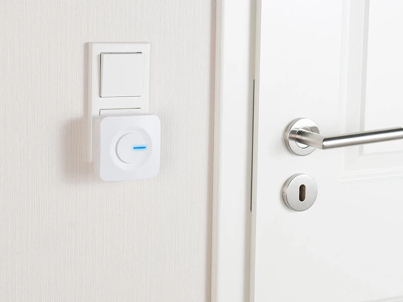 CASAcontrol Haustürklingel Ton:Batterielose Funk-Türklingel Mit Steckdosen-Empfänger, 36 Töne, IP44 – Bild 8