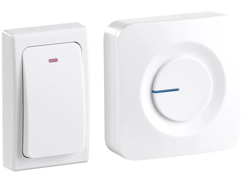 CASAcontrol Kinetische Klingel:Batterielose Funk-Türklingel, 2 Steckdosen-Empfänger, 36 Töne, IP44 – Bild 5