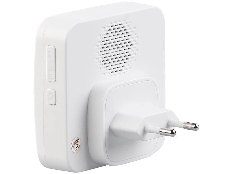 CASAcontrol Kinetische Klingel:Batterielose Funk-Türklingel, 2 Steckdosen-Empfänger, 36 Töne, IP44 – Bild 7