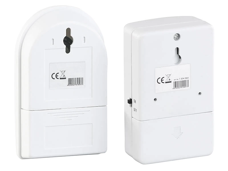 CASAcontrol Bewegungsmelder:Batterie-Funk-Durchgangsmelder, PIR-Bewegungssensor, Klingel-Funktion – Bild 4