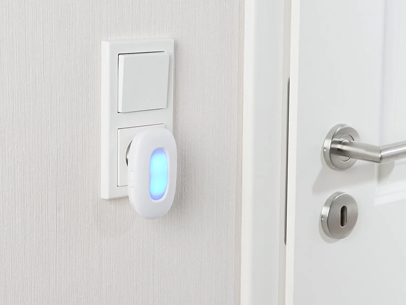 CASAcontrol Lichtklingel Funk:Steckdosen-Funk-Klingel Mit Optischem Signal & Zweitem Empfänger, IP54 – Bild 7