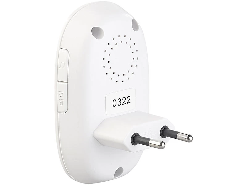 CASAcontrol Lichtklingel:Steckdosen-Funk-Klingel Mit Optischem Signal, 15 Melodien, 50 M, IP54 – Bild 8