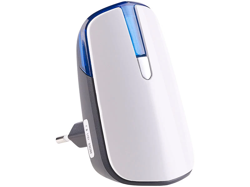 CASAcontrol Durchgangsmelder:Steckdosen-Funkklingel Mit PIR-Bewegungsmelder & Tür- & Fenster-Alarm – Bild 4