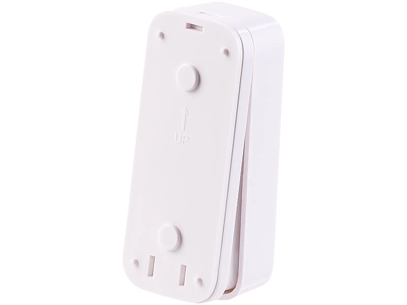 CASAcontrol Funk Türklingel:2 Steckdosen-Funkklingeln & Kinetischer Funk-Taster; 230-V-Steckdose – Bild 7