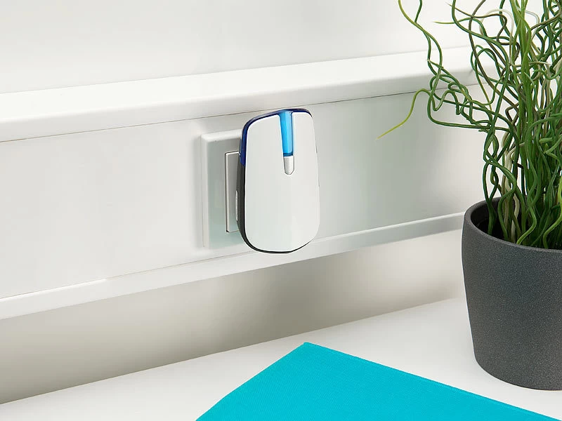 CASAcontrol Türklingel:Steckdosen-Funkklingel Mit Kinetischem Funk-Taster, Licht & Ton – Bild 6