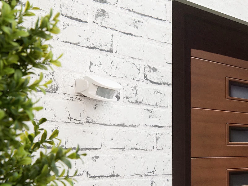 CASAcontrol Durchgangsmelder:Steckdosen-Funkklingel Mit PIR-Bewegungsmelder & Tür- & Fenster-Alarm – Bild 12