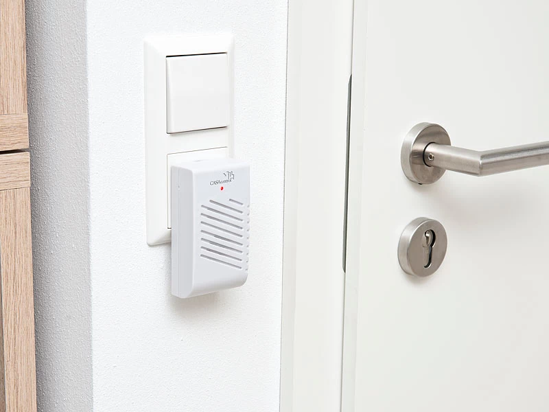 CASAcontrol Türglocke:Steckdosen-Türklingel Mit Funk-Klingeltaster Und 16 Klingeltönen, 30 M – Bild 11