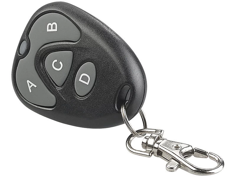 AGT Garagentorsender:Lernfähiger Universal-Funk-Handsender, 433,92 MHz, Für Garagentor Uvm. – Bild 3