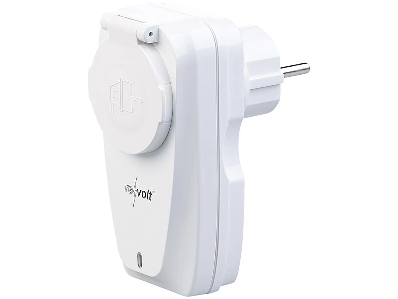 Revolt Funkschalter Außen:4er-Set Außen-Funksteckdosen, Fernbedienung, IP44, Bis 5 A, 1.150 Watt – Bild 4