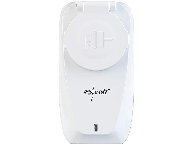 Revolt Funksteckdosen Außen:4er-Set Outdoor-Funksteckdosen Mit Fernbedienung, IP44, Bis 1.000 Watt – Bild 8