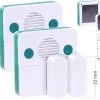VisorTech Kühlschrankwächter:2er-Set Universal-Türschließ-Erinnerungs-Alarm, 15/30 Sek. Auslösezeit