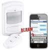 VisorTech Alarmanlage Simkarte:PIR-Bewegungsmelder Mit SIM-Karten-GSM-Funktion, Batteriebetrieb