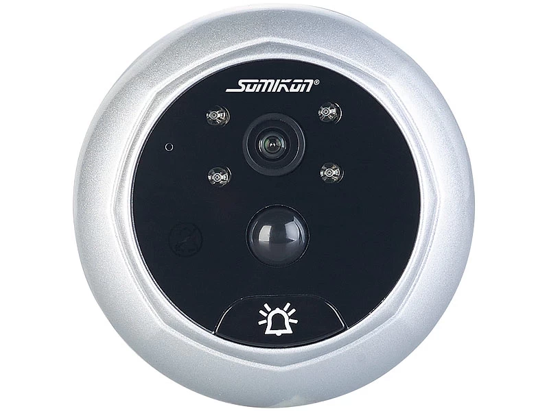 Somikon Digitale Türspion-Kamera Mit 8,9-cm-Display, PIR, Aufnahme, Nachtsicht – Bild 8