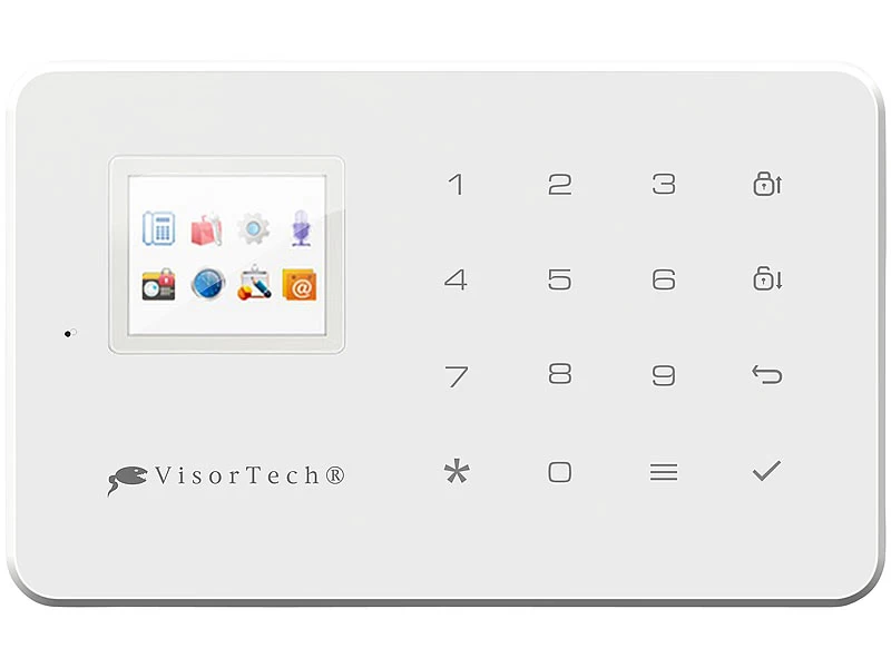 VisorTech Alarmanlage Haus:GSM-Alarmanlage Mit Funk-/Handy-Anbindung, 11-teiliges Starter-Set – Bild 6