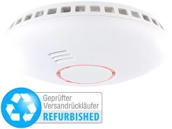 TVPeCee Brandmelder Küche:Vernetzbarer 2in1-Funk-Hitze- & Rauchwarnmelder (Versandrückläufer)