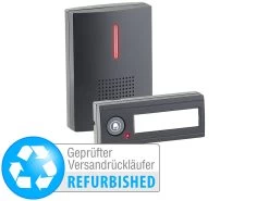 CASAcontrol Tür Funkklingel:Funk-Türklingel, Licht- & Ton-Signal, Versandrückläufer